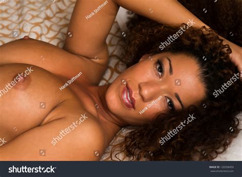 Beautiful Wavy Haired Multiracial Woman Nude Stock Photo Shutterstock