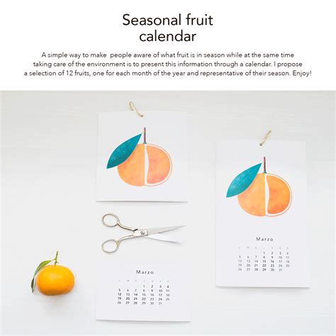 Seasonal fruit | Calendar/Collection :: Behance