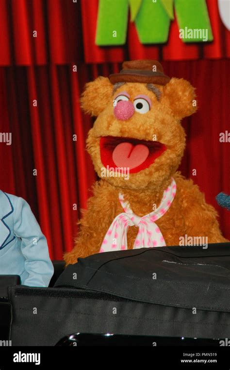 Fozzie Bear At The World Premiere Of Disneys The Muppets Arrivals