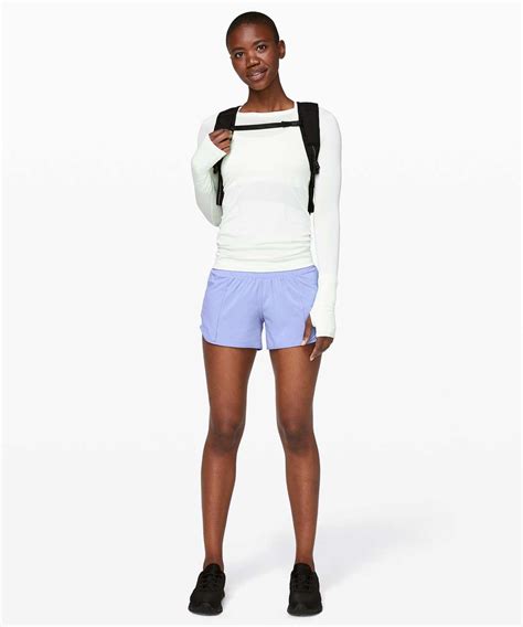 Lululemon Hotty Hot Short II Long Hydrangea Blue Lulu Fanatics