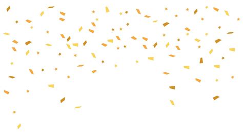 festive golden confetti  stars  vector art  vecteezy