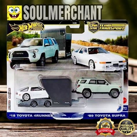 Jual Hot Wheels Team Transport Toyota Supra Toyota Runner Shopee Indonesia