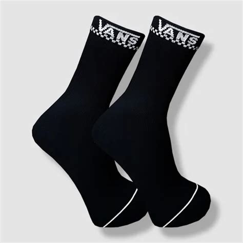 Meias Vans Cano Alto - Meias Cano Alto Vans Classic Checkboard Preto Único 37 Ao 42 ...