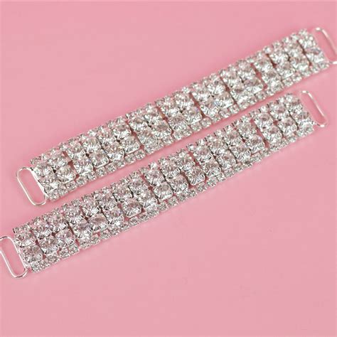 Bright Crystal Bikini Connectors Top Bikini Connectors Vicky Ross Fit