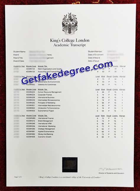 Make Fake King S College London Transcript In Uk Buy Fake High School