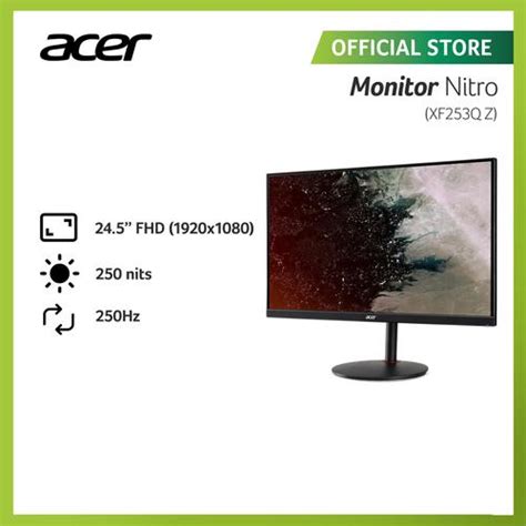 Promo ACER MONITOR GAMING 24.5 INCH NITRO XF253Q Z | FHD 250Hz Cicil 0% ...