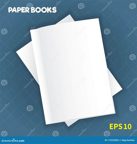 Modeller Av Papper Books 11 Vektor Illustrationer Illustration Av