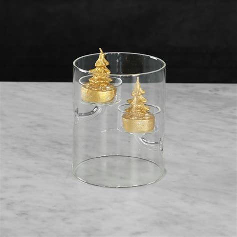 Suspended Glass Tealight Hurricane Modern Locke