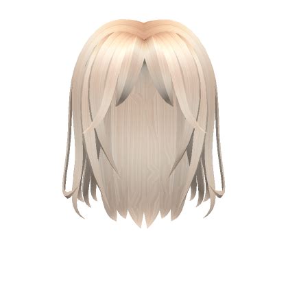 Cute Long Hair Whit Bangs Blonde Roblox
