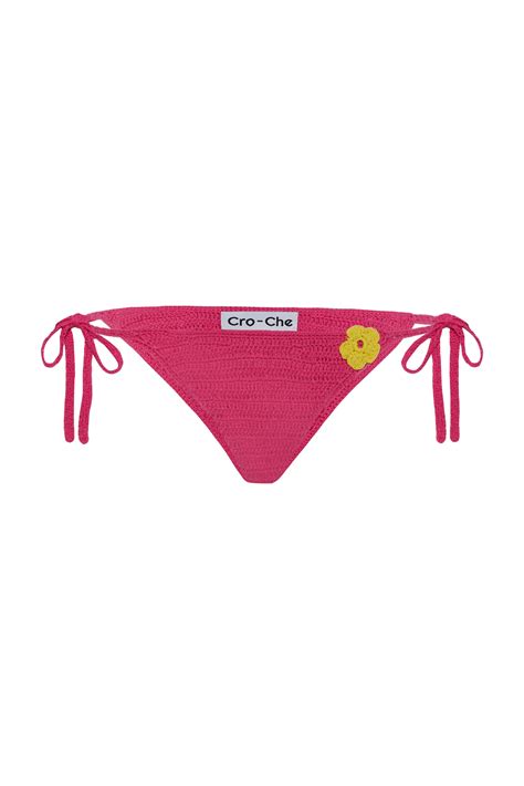 Cluster Flower Bikini Bottoms Pink Cro Che