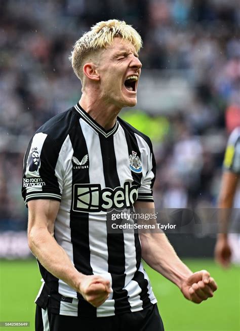 Anthony Gordon Of Newcastle United Celebrates After Scoring Opening