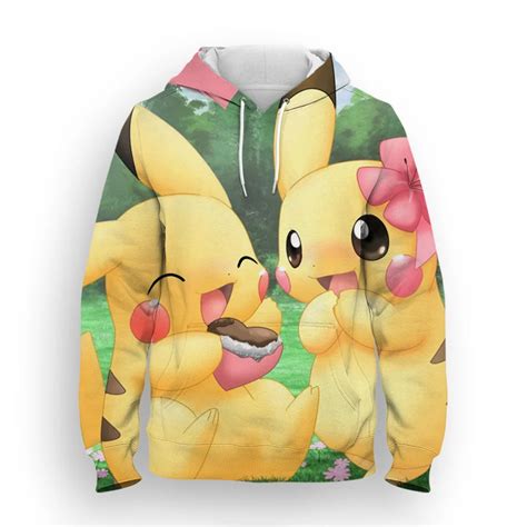 2024 Pokemon Pikachu 3d Print Hoodie Men Women Casual Sweatshirt Hoodie