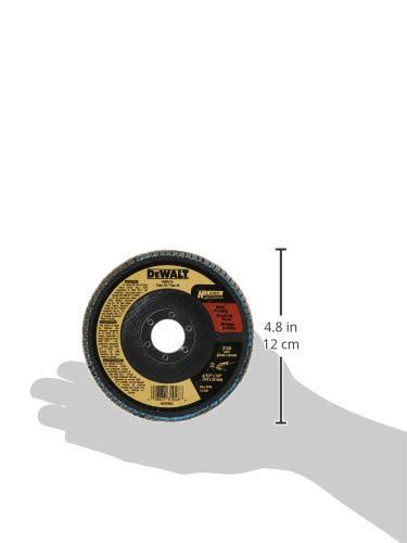 DEWALT DW8310 4 1 2 X 7 8 120 Grit Zirconia Angle Grinder Flap Disc