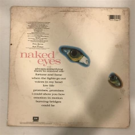 Naked Eyes Naked Eyes Lp Emi America St Vg Vg