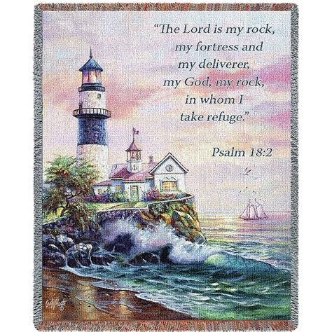 Lighthouse Picture Blanket Lighthouse Pictures Scripture Art Bible