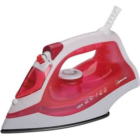 Утюг HomeStar HS-4006 красный, 1600 Вт, паровой удар, вертикальное ...