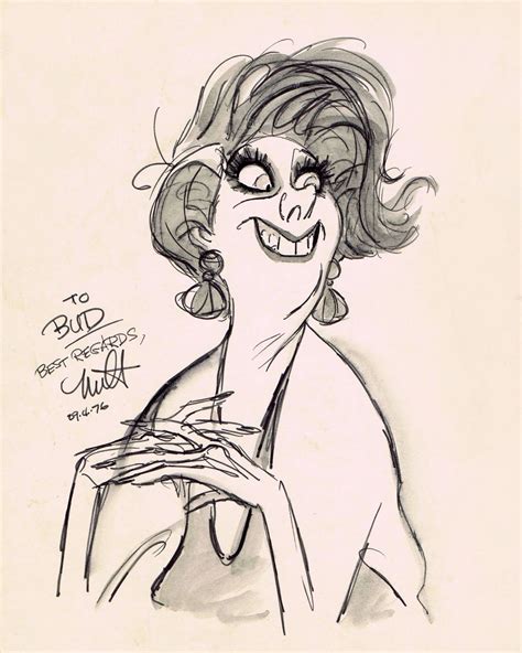 Milt Kahl Medusa Disney Concept Art Character Design Disney Art