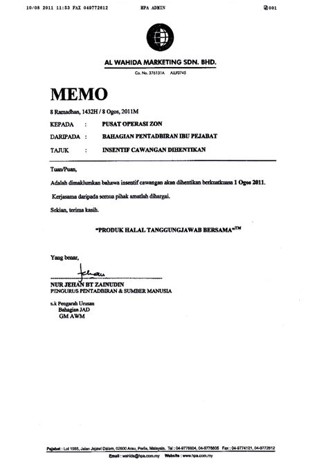 Perbedaan Memo Dan Email