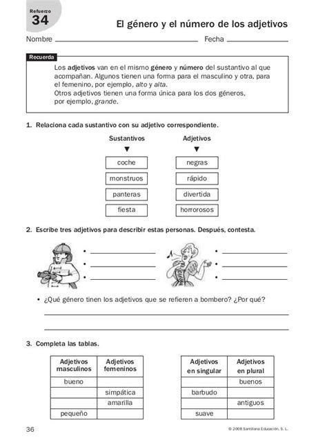 Lengua Repaso Y Ampliación 3º Primaria Santillana Recursos de