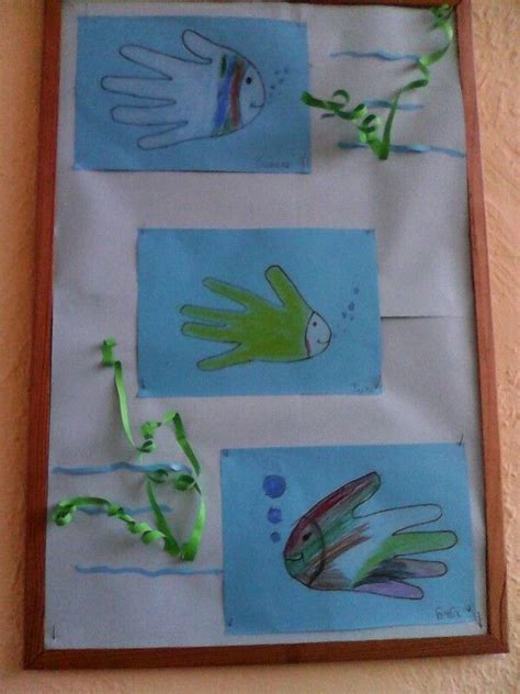 Рибки от очертани ръчички Tableware Kitchen Napkins