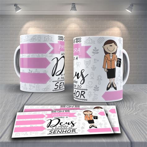 Caneca Personalizada Pastora Igreja Evangélica Elo7