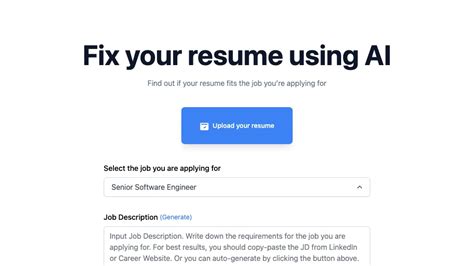how to fix my resume