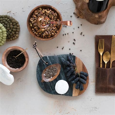 marble wood cutting board  loft  lee douglas interiors