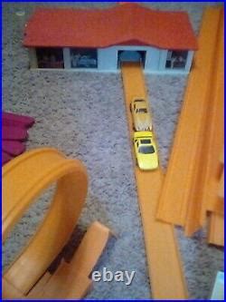 Car Track Set Vtg Hot Wheels Redline Super Charger Race Set Complete Track Box Extras