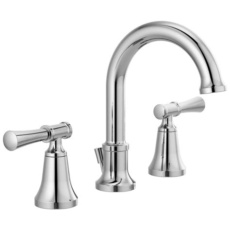 Two Handle Widespread Bathroom Faucet In Chrome 35747lf Delta Faucet