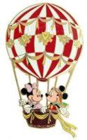 PP Disney Auctions Hot Air Balloon Mickey Minnie PinPics