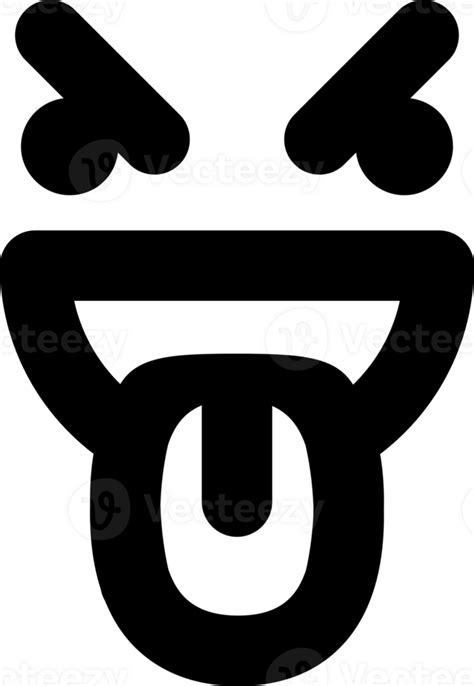 simple evil face icon  png