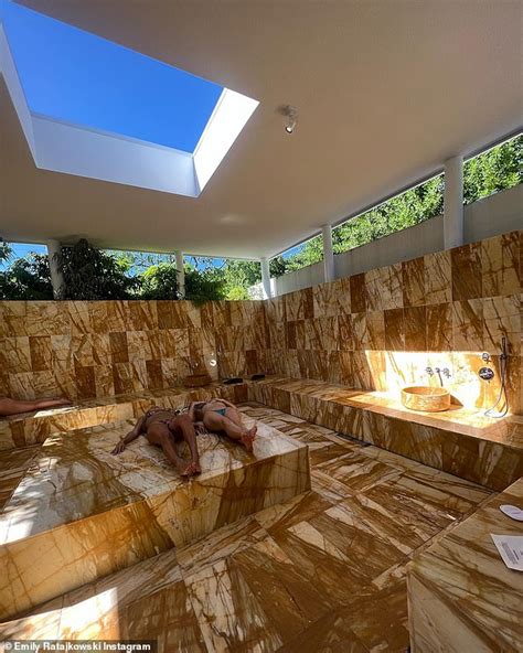 Emily Ratajkowski Flaunts Her Toned Figure In A Neon Geometric Bikini In The Cayman Islands