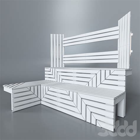 Лежак для сауны - Разное - 3D Модель