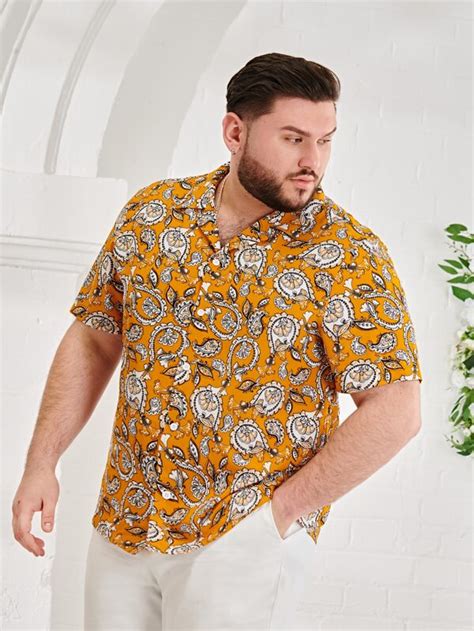 Shein Men Allover Floral Print Shirt Shein Usa