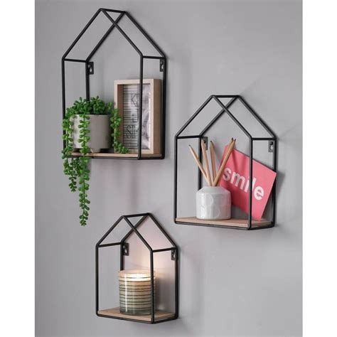 Industrial Metal House Shelves for Stylish Wall Decor
