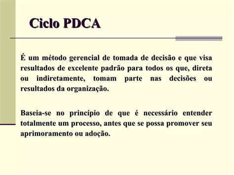 Apresentação pdca | PPT