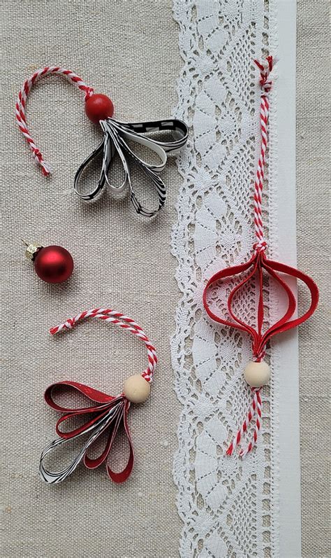 No Sew Fabric Christmas Ornaments