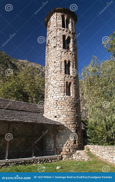 Iglesia De Santa Coloma De Andorra Foto De Archivo Imagen De Santa