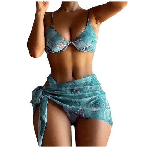 Willbest Black Bikini Women Fashion Strap Wrap Pad High Waist Prints
