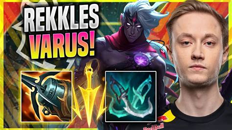 Rekkles Perfect Game With Varus G Rekkles Plays Vaurs Adc Vs Kai Sa