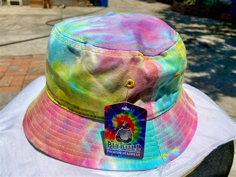 Tye Dye Bucket Hats Ready To Ship Comfortable Adjustable Adult Etsy
