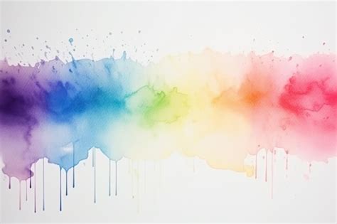 Premium Ai Image Abstract Watercolor On White Background