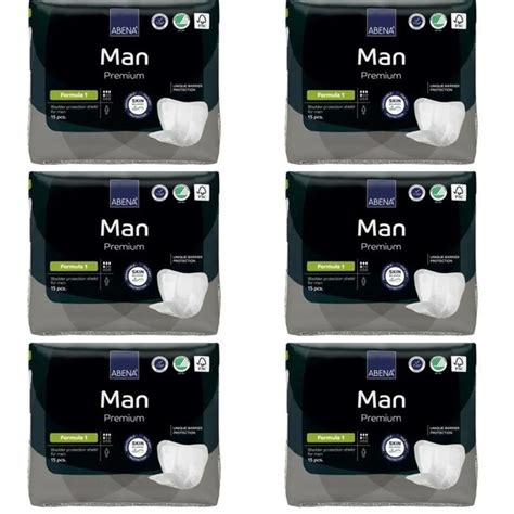 Abena Прокладки одноразовые для взрослых Man Formula 1 Premium, 15 шт ...