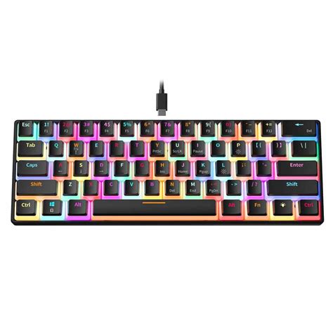 Zifriend Za Keys Full Rgb Mechanical Keyboard Red Blue Switches Hot Swappable Grey