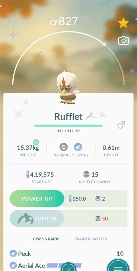 Shiny Rufflet Level 30 Instinct Gmail Login Pokémon Go Account