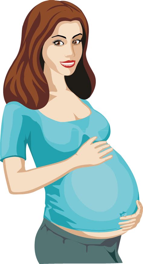 Pregnant Woman Clipart Png Happy Pregnant Woman Clipart Png 21476 | The ...