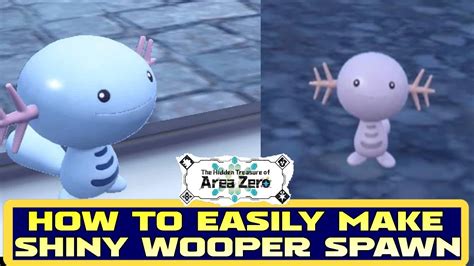 How To Easily Make Shiny Wooper Spawn In The Teal Mask Dlc Easy