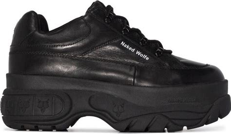 NAKED WOLFE Sporty Chunky Sneakers Zwart Schoenen Nl