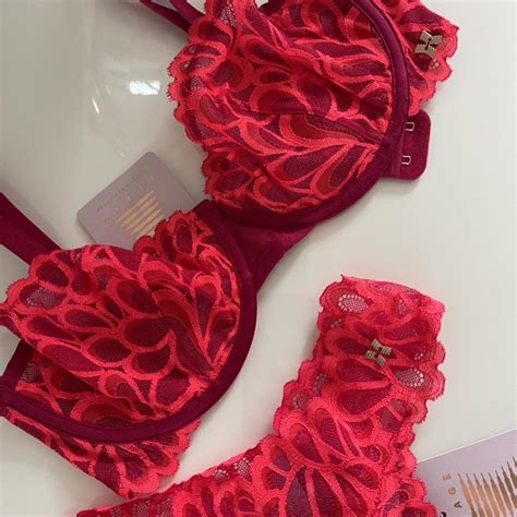 SAVAGE X FENTY Lingerie Set Colour Pink Depop
