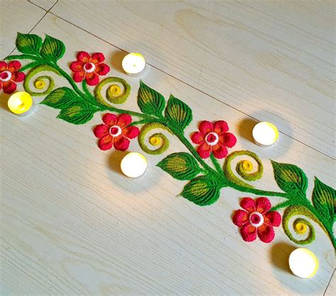 Border rangoli designs rangoli border designs simple border rangoli ...